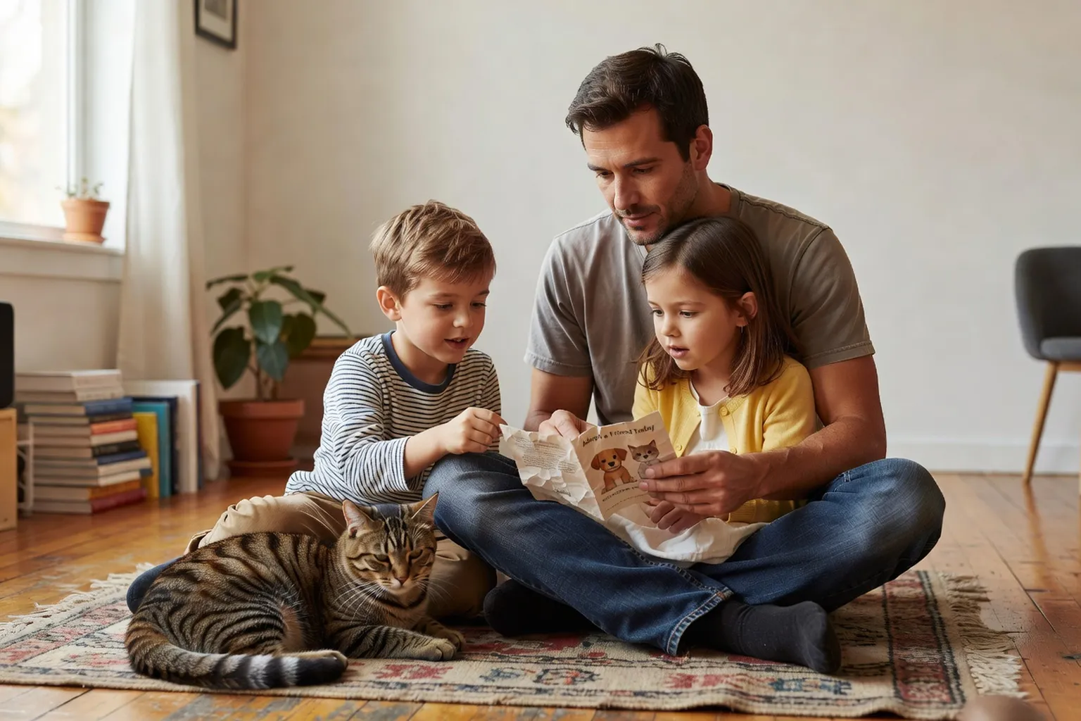 Offrir un animal de compagnie à son enfant : ce que le père doit savoir avant de dire oui